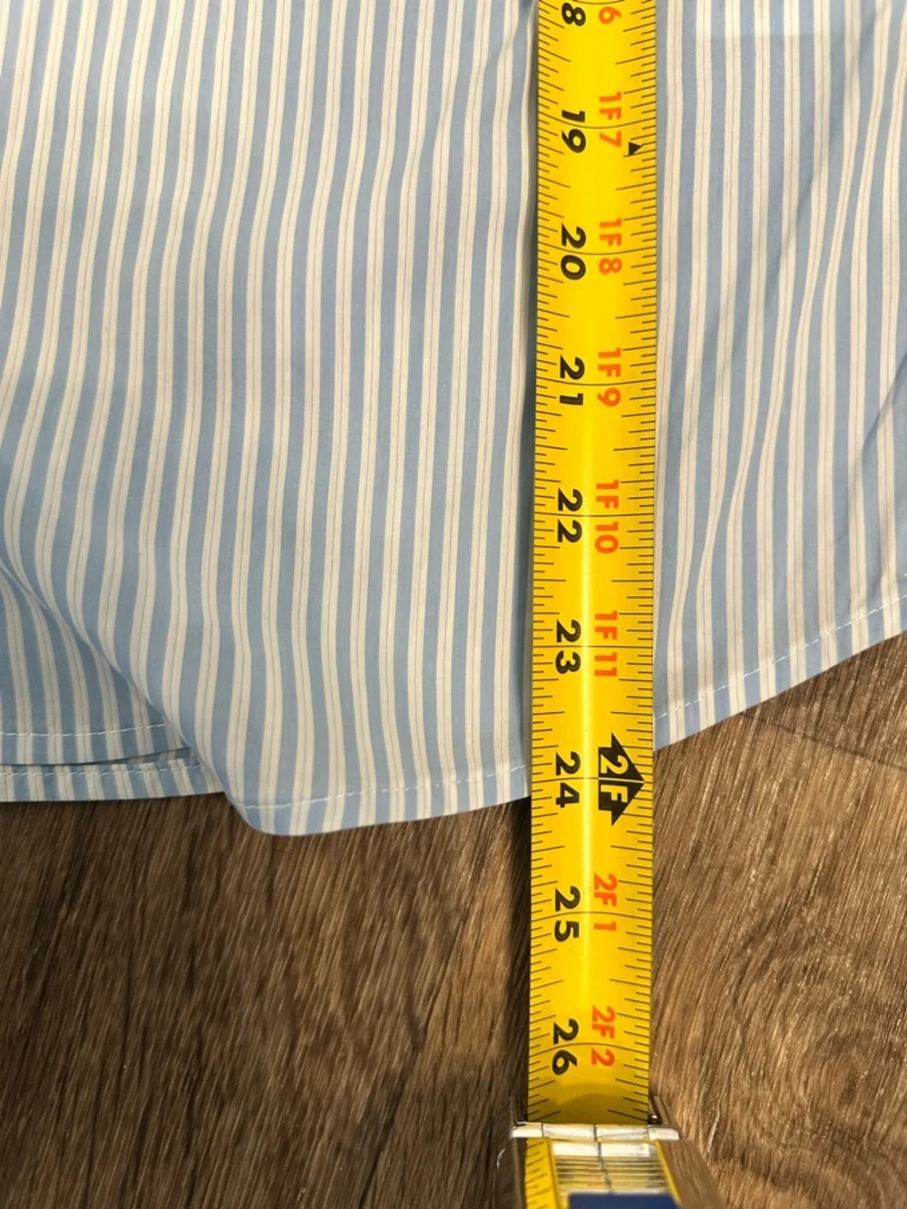 H&M Sleeveless Blouse Women’s Blue and White Striped Size 12 - Picture 15 of 15